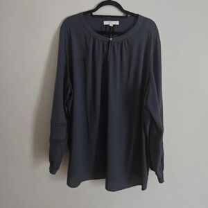 Loft Plus Women's Long Sleeve Tunic Lightweight Size  24